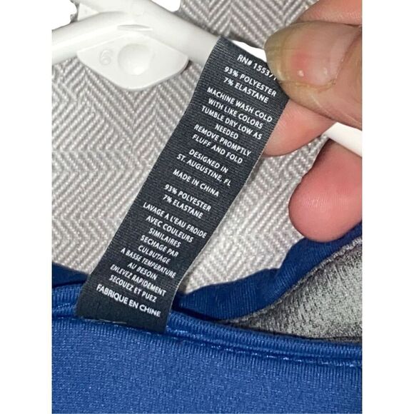 Anderson Ord Blue Performance Polo Shirt Men’s Large Short Sleeve Stretch AO Log - Picture 5 of 6